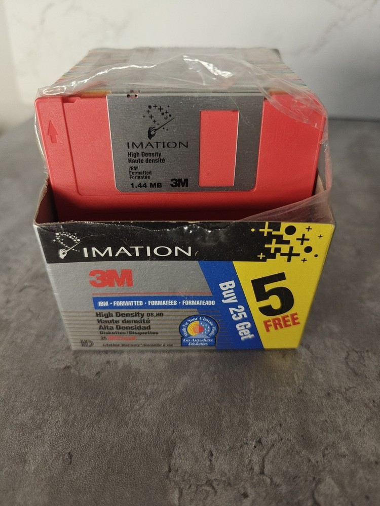 Open Box: 3M Floppy Disks - 25-Pack - Vintage Computing Ready