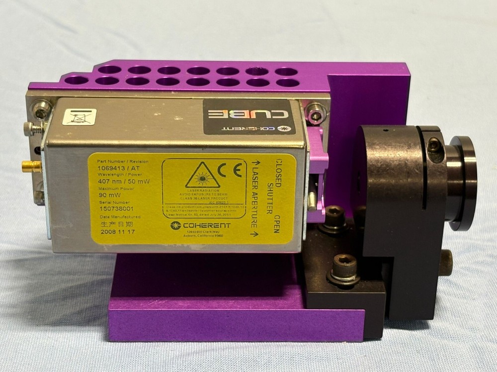 Coherent Cube 407nm 50mW 1129768 SYS Laser Module Subsystem Aperture 1069413/AT