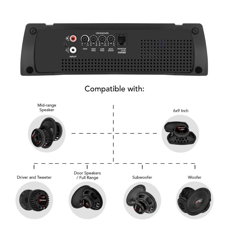 Taramps HD3000 2 Ohm Amp + PRO 2.4S DSP Digital Audio Processor Bundle