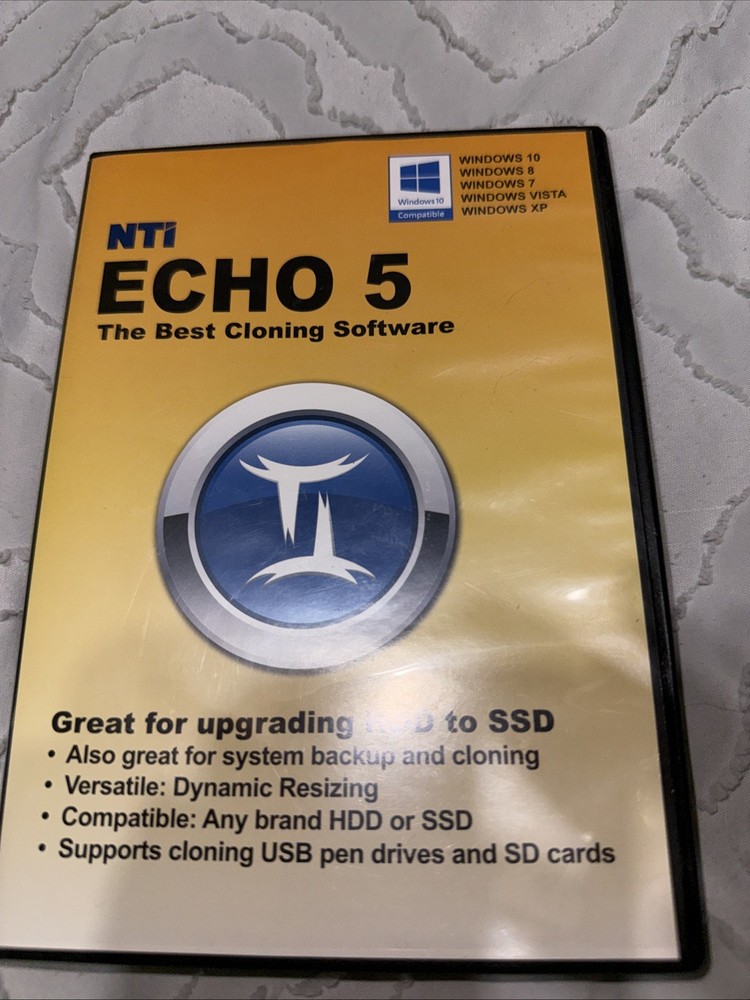 NTI Echo 5 The Best Cloning Software