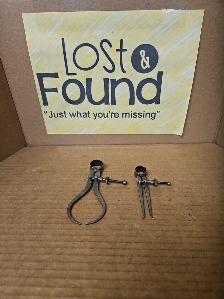 Moore & Wright Spring-Joint Inside & Outside Calipers **SEE PICS**