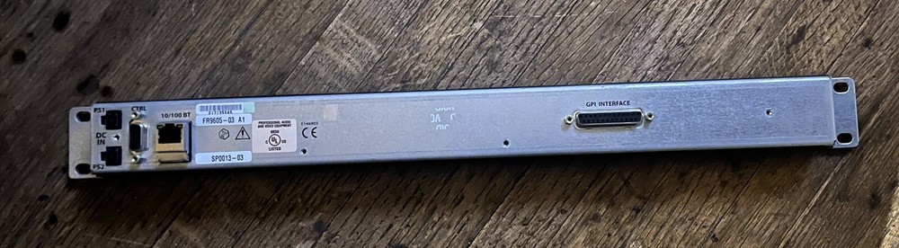 Miranda NZ 9605 paging control panel rack mount