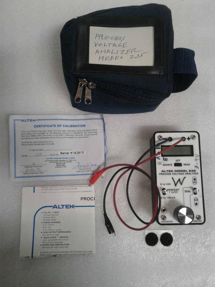 Altek 235 Process Voltage Analyzer