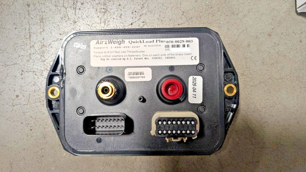 AIR-WEIGH AIR SCALE QUICKLOAD PLUS Q12GXXE