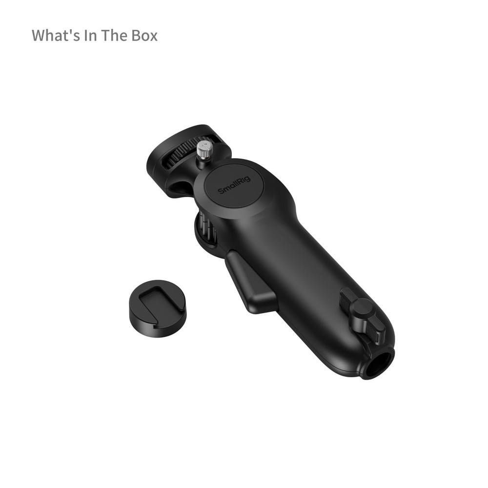 SmallRig Quick Adjustment Light Stand Adapter, One-Button 180° Pitch Black