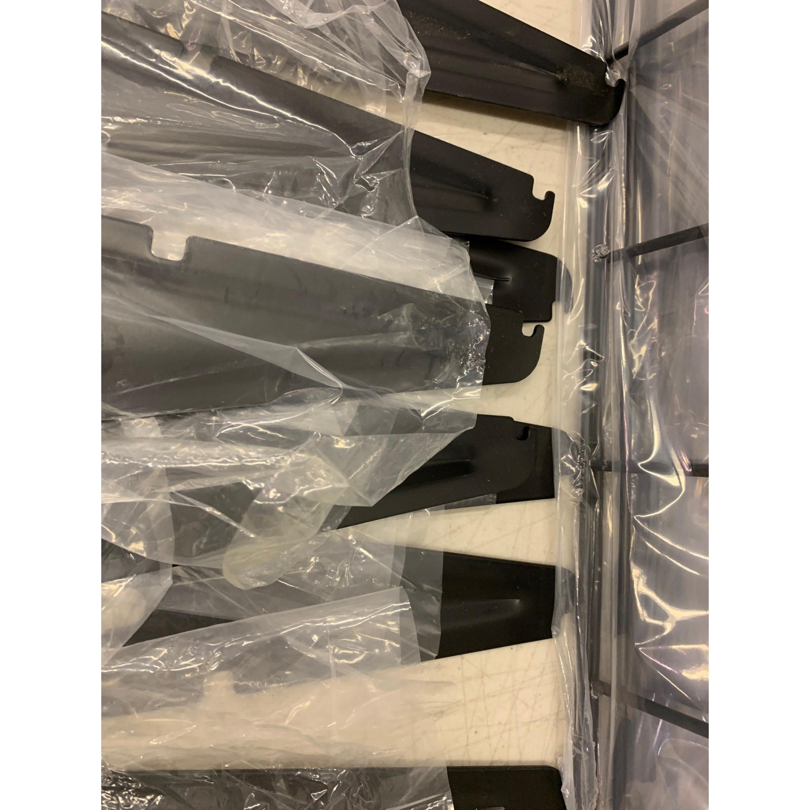 2-Pack FLEXIMOUNTS 2x6ft Garage Shelving Wall Shelf Wall Rack Black WR26B