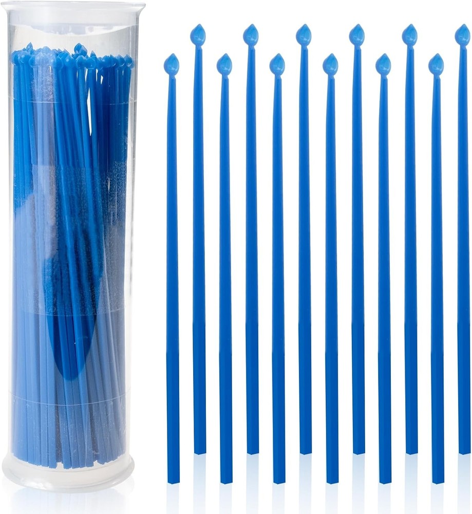 PEKYBIO Micro Scoops Disposable Polypropylene Measuring Spoons 100pcs Plastic Tr