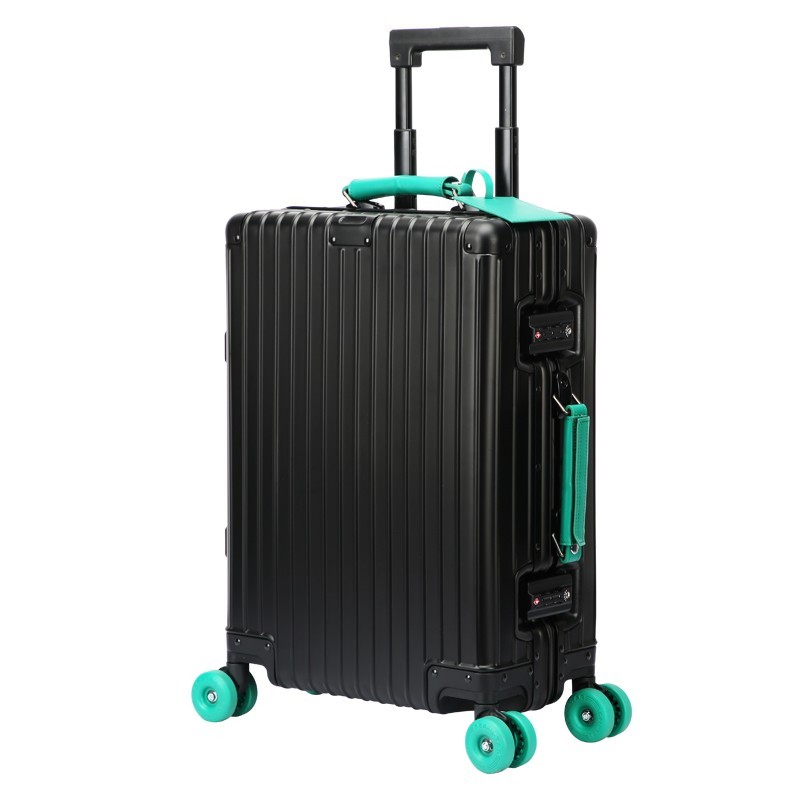 Bopai 24" Full Aluminium Luggage Hard Shell Travel Suitcase Lightweight with TSA