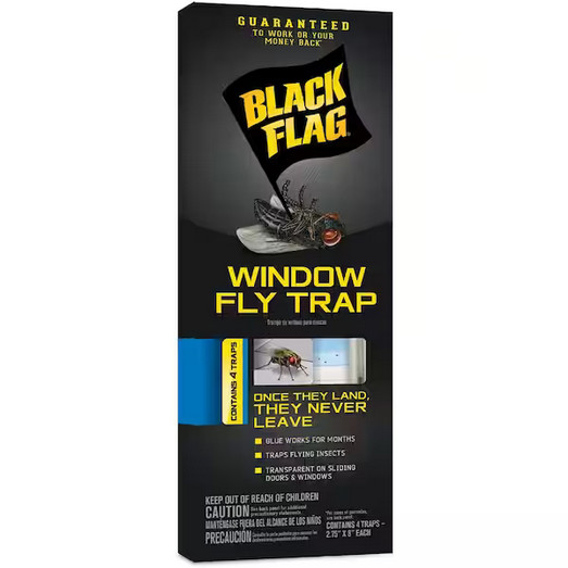 Window Fly Adhesive Insect Trap (4-Count)