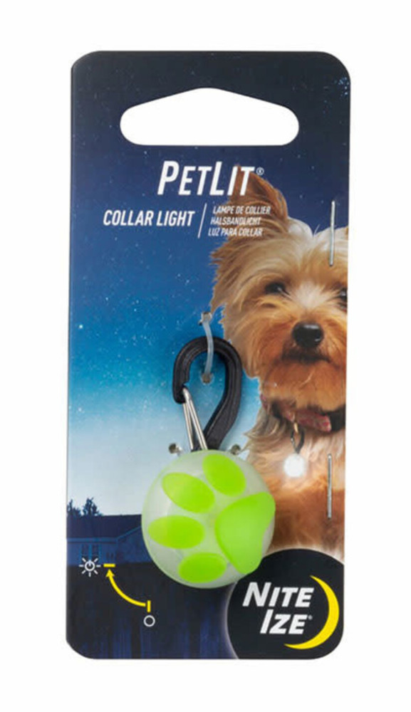 PetLit Collar Light Lime Paw