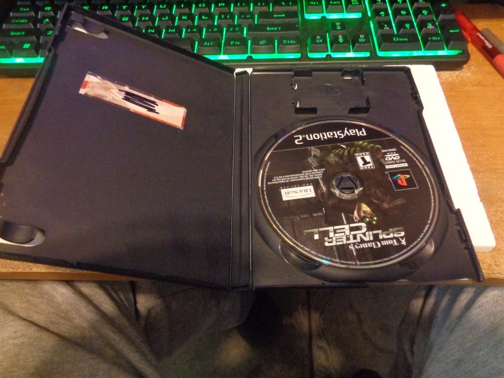 Play Station 2 Computer Program Splinter Cell Stealth Ac (NOT TESTED) (BOX#PIKE)