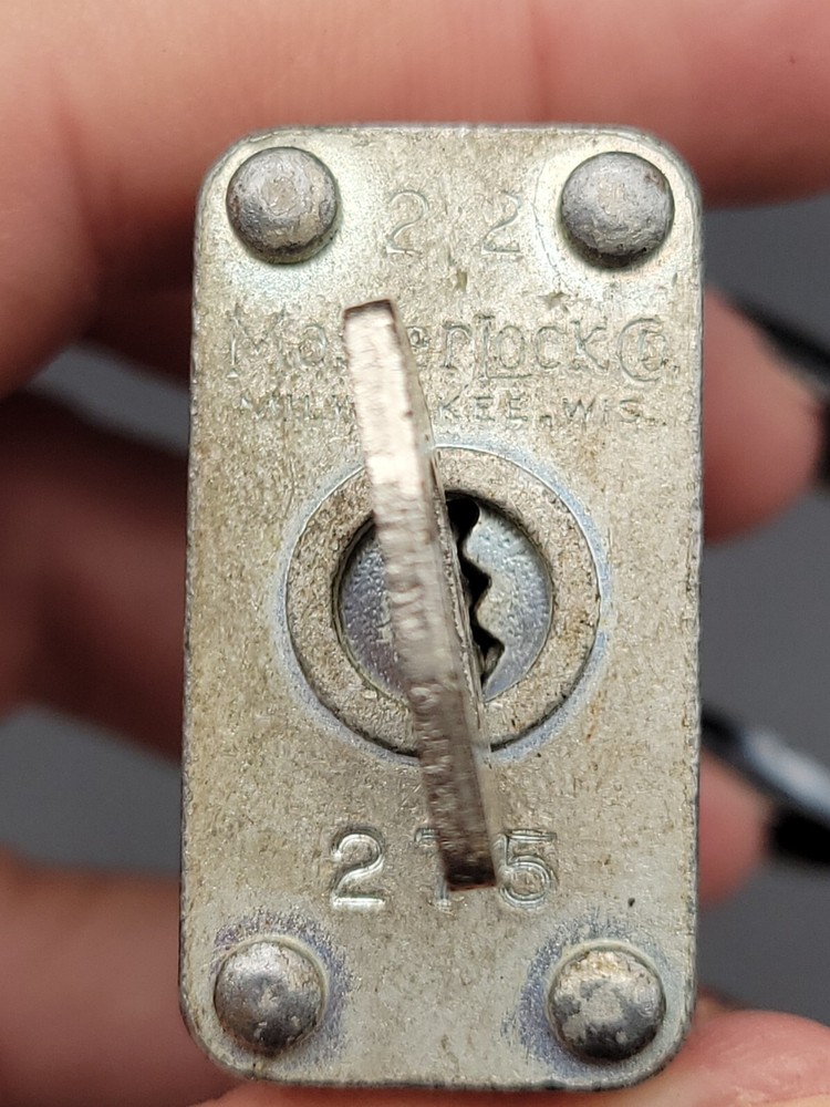 (QTY 3) Master Lock Padlock With Keys Two #3 & A #22