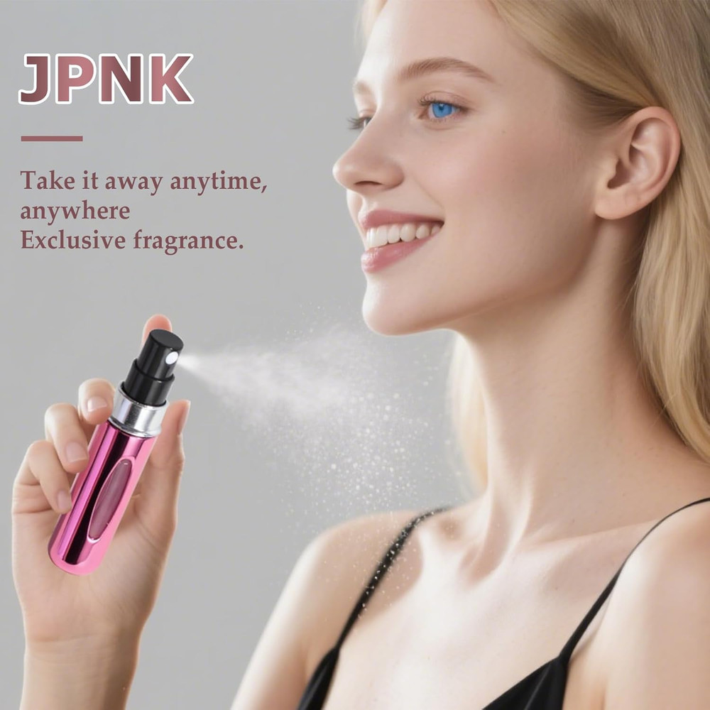Mini Refillable Perfume Portable Atomizer Bottle 5PCS Travel Size Spray Refillab