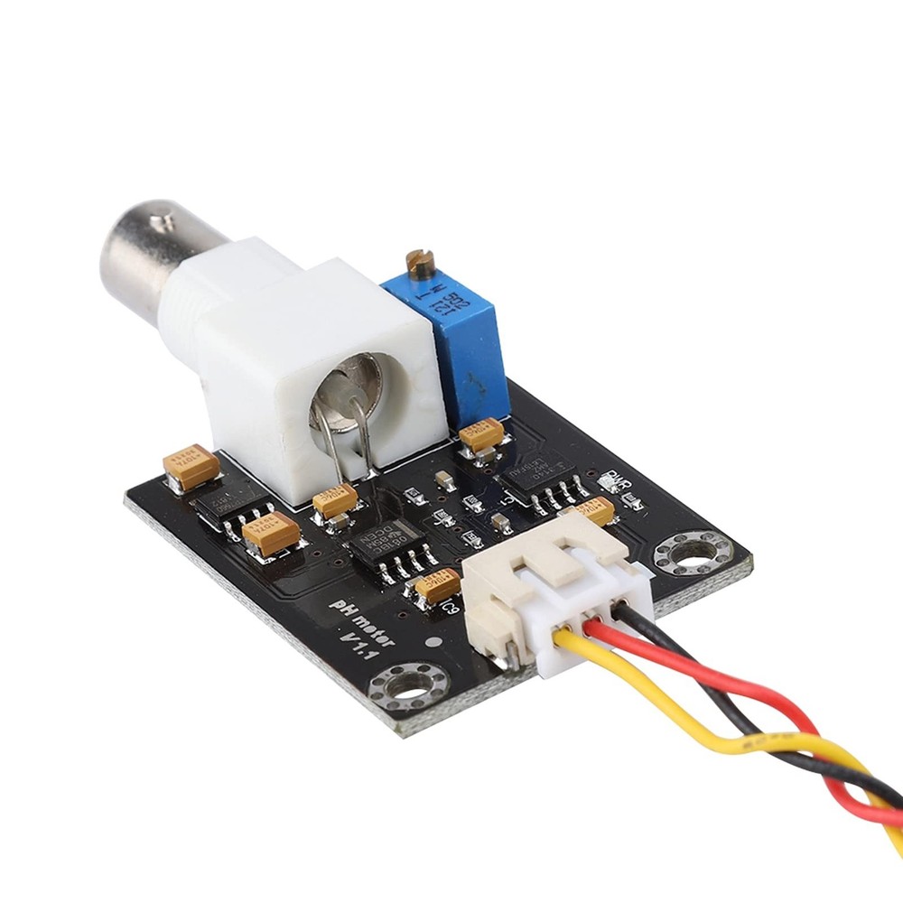 Liquid PH 0-14 Value Sensor Module Accuracy 0.1pH + BNC Connect Terminal PH E...