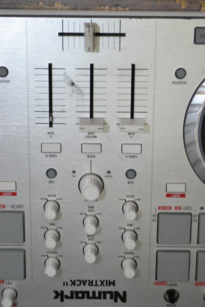 Numark Mixtrack II USB DJ Double Deck Controller 2-Channel Silver MIDI Portable