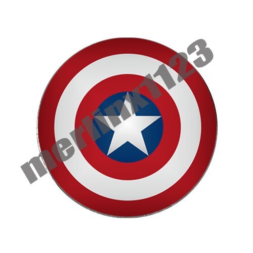 Captain America Marvel Golf Ball Marker + HAT CLIP