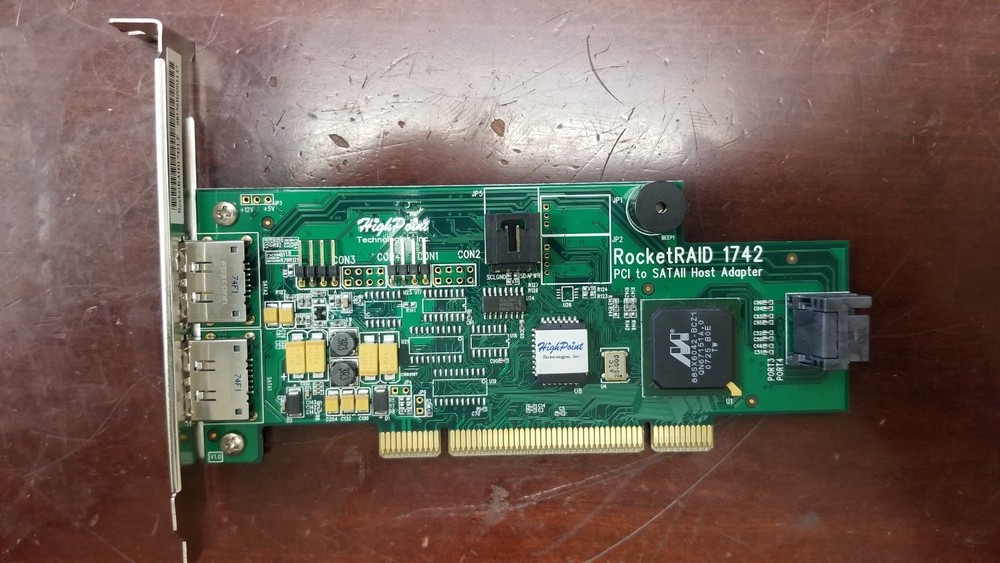 HighPoint RocketRAID 1742 4 Channel PCI SATA 3Gbps RAID Controller