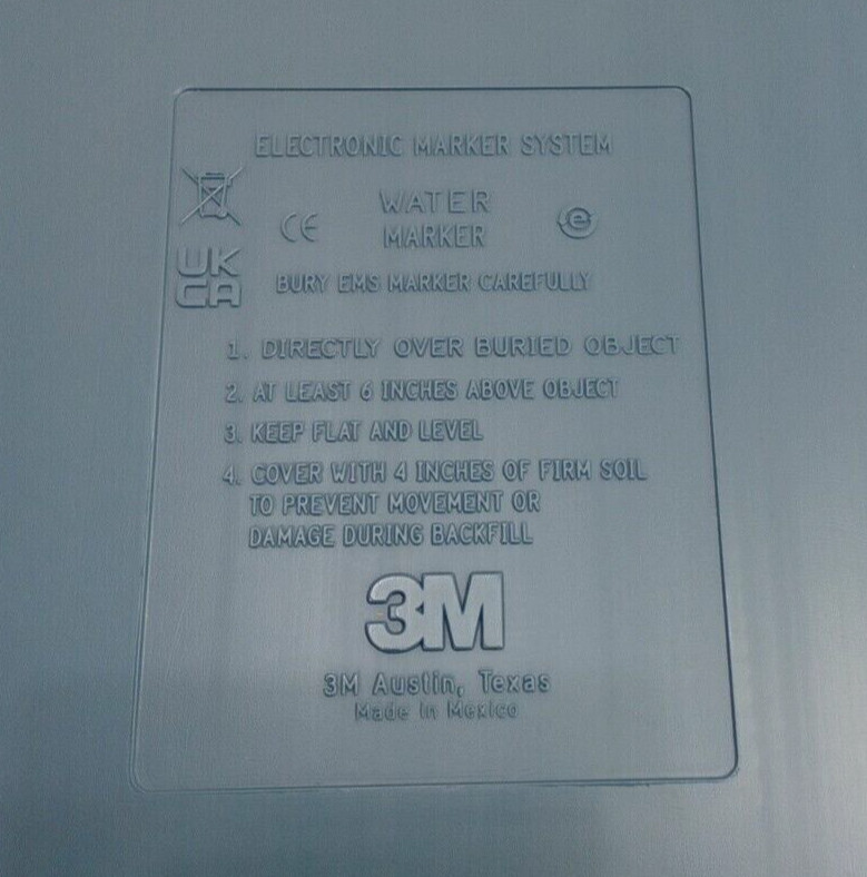 3M 1252 EMS Full Range Electronic Potable Water Marker System 9' Extended 25pk