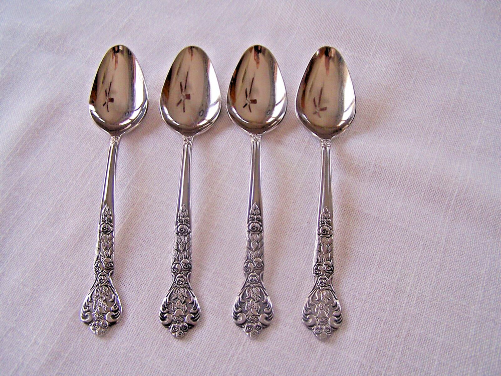 4pc VERSAILLES MSI Soup Spoons Japan Stainless Flatware Clean Shiny
