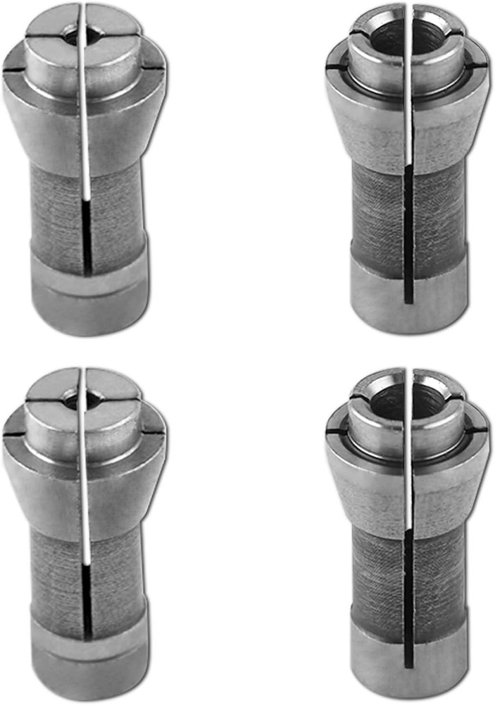 4 Pcs Die Grinder Collet Grinding Machine Clamping Collet Adapter  - 2 Pack