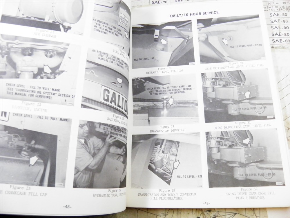 GALION 220S OPERATORS MANUAL 7725-UP 5802