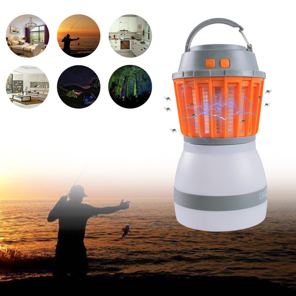 Camping Bug Zapper Tent Light-Waterproof Mosquito Killer Lightweight LED Lantern