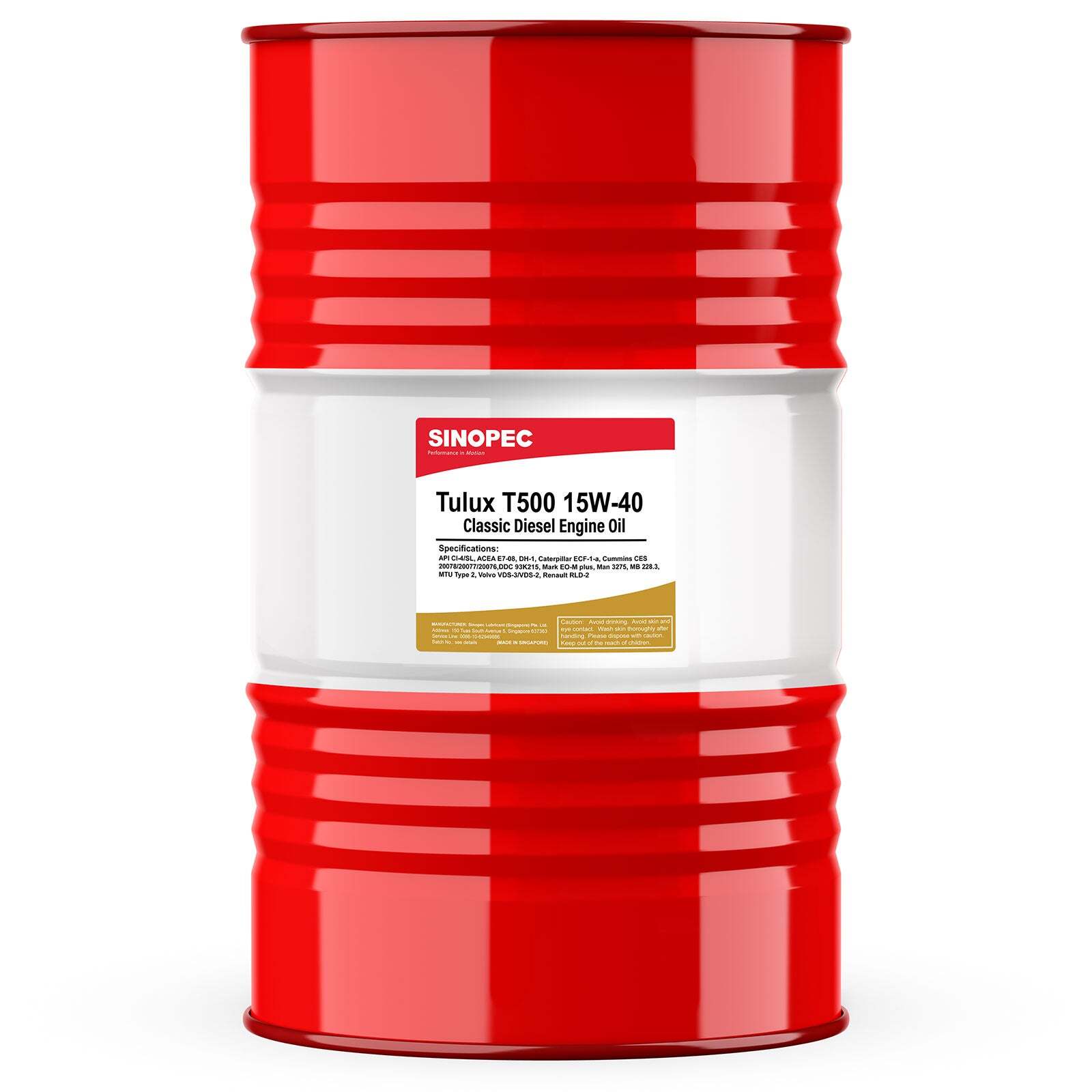 15W40 Heavy Duty Diesel Engine Oil - 55 Gallon Drum
