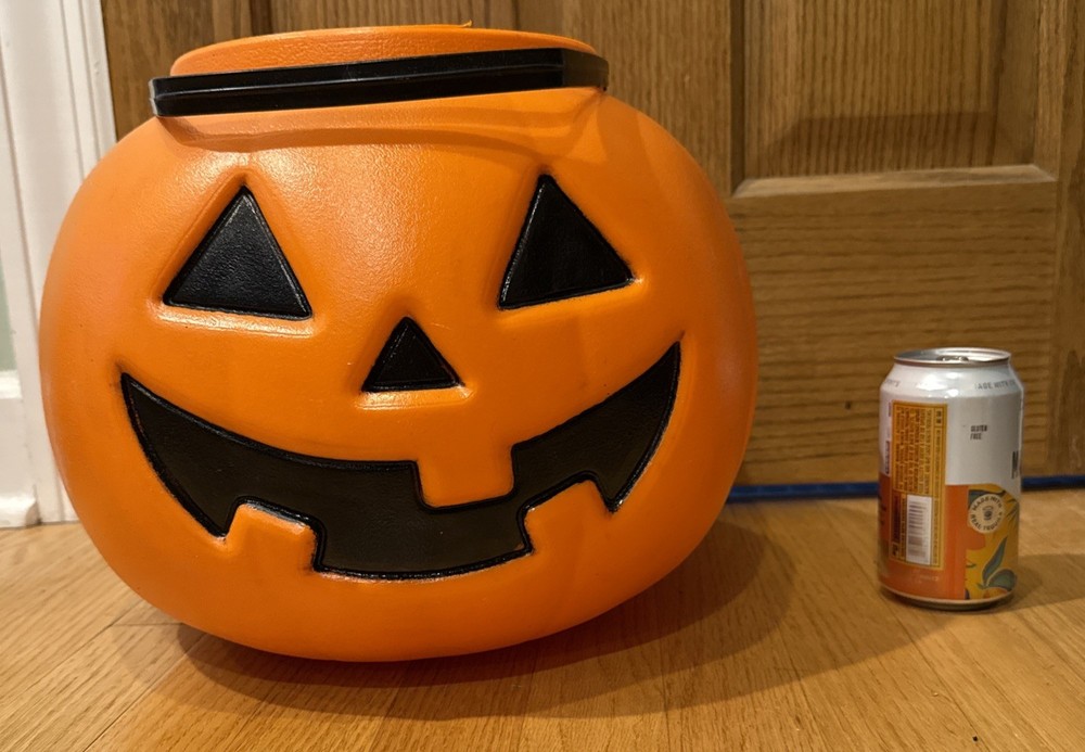 Large 12” Jack O Lantern Pail