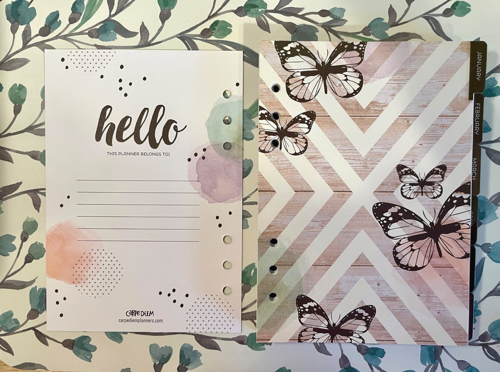 Carpe Diem Undated A5 Planner Inserts - Choose Joy