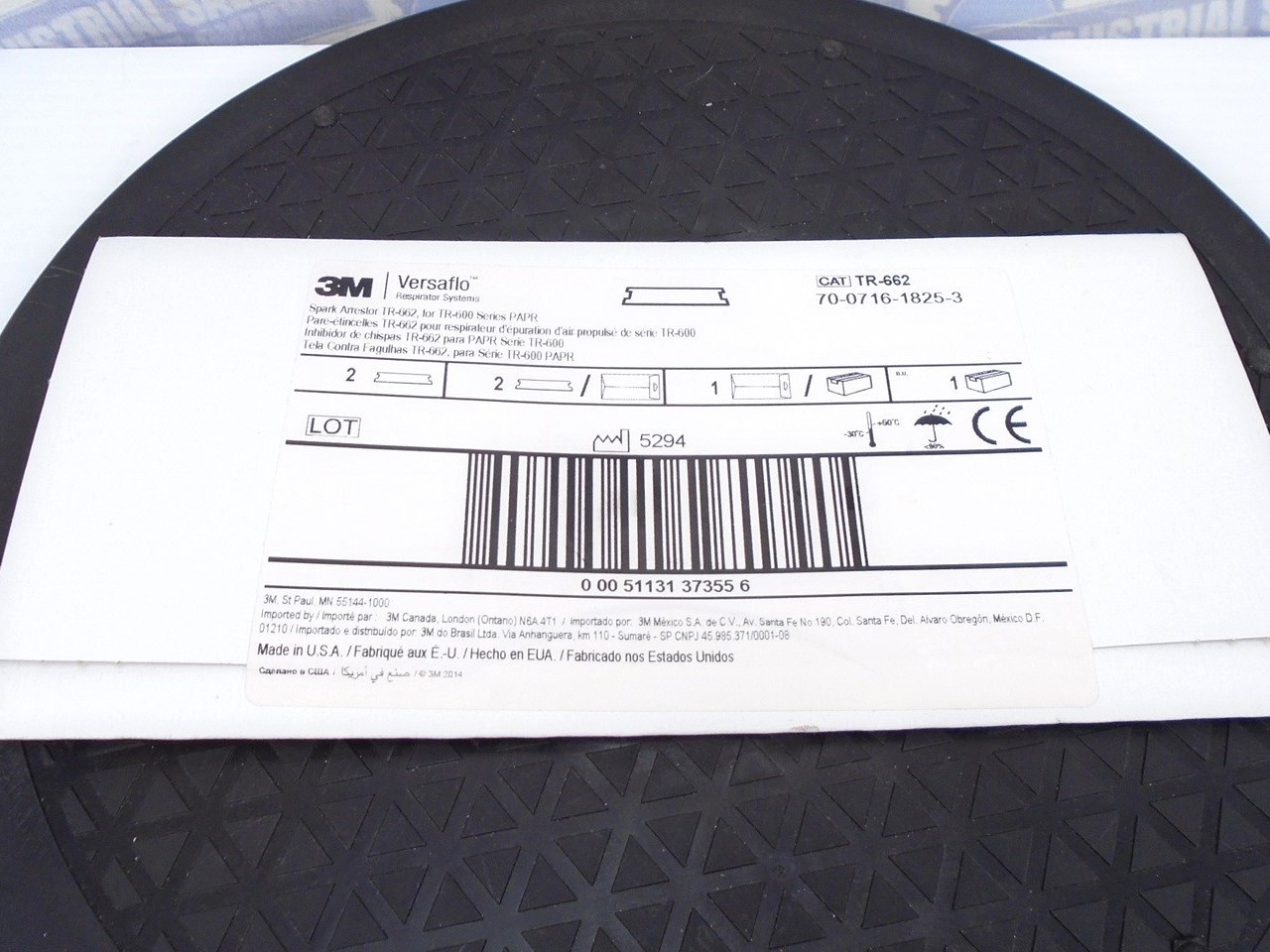 3M - TR-602N - Versaflo PAPR BLOWER MOTOR - Belt, Pre-Filters, Spark Arrestors