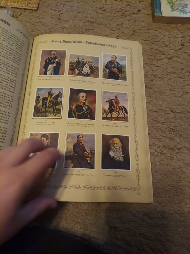 Ww1 German Card Book Completed