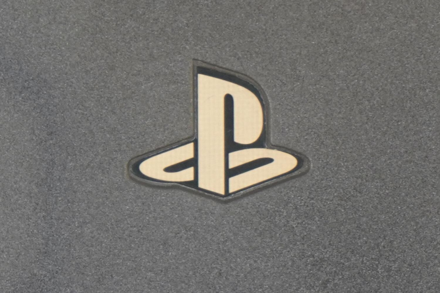 Playstation Emblem reproduction for PS1 Shell (Emblem Only) Black