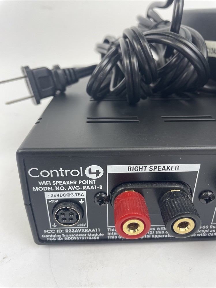 Control4 CONTROL 4 Speaker Point Model AVG-RAA1-B w Power Supply