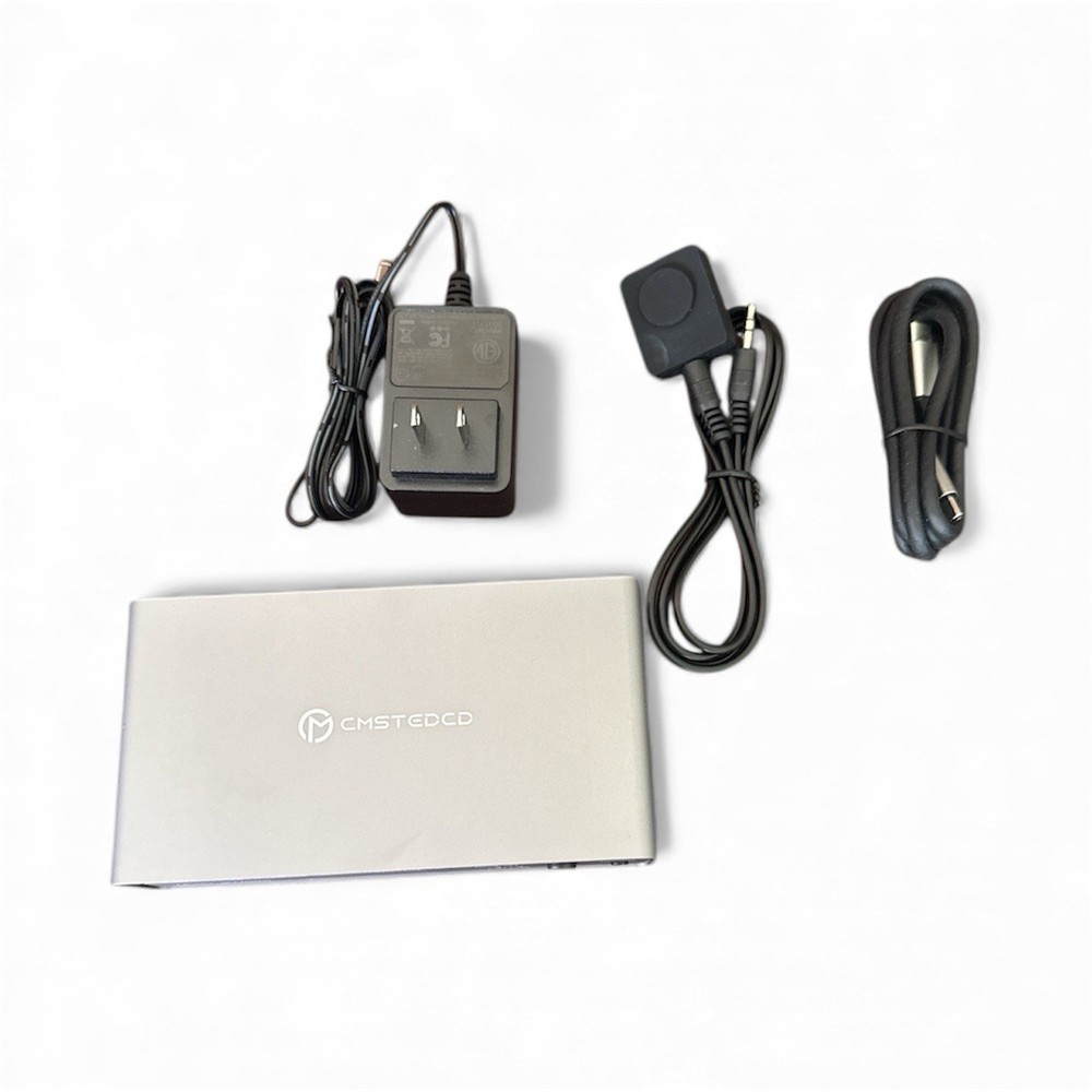 CMSTEDCD KVM Docking Station 4K120Hz USB C KVM Switch 2 Monitors 2 Computers ...