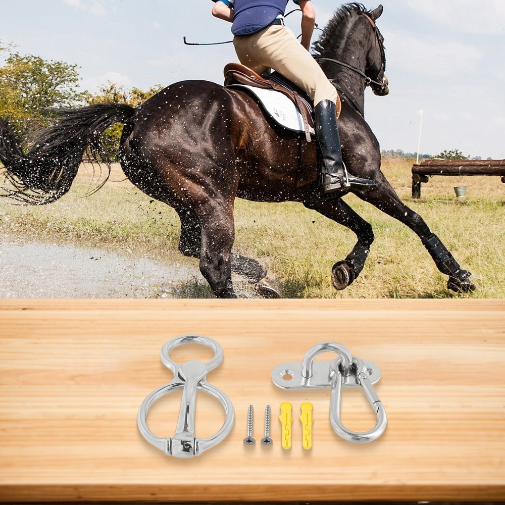 Train Your Horse with Ease using our Magnetic Tie Ring No Pulling Back