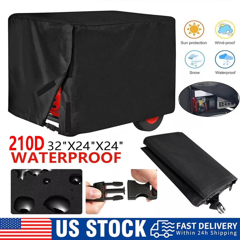 Generator Cover While Running Heavy Rain Universal Waterproof Dustproof Protect