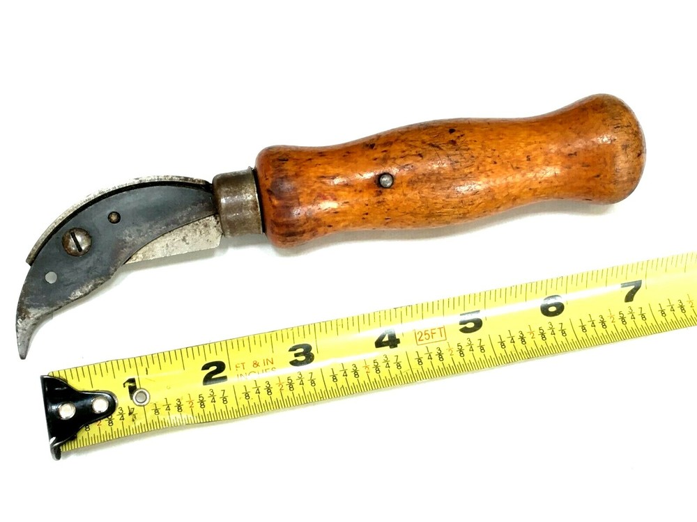 VINTAGE I.P.Hyde Leather Cutting Knife