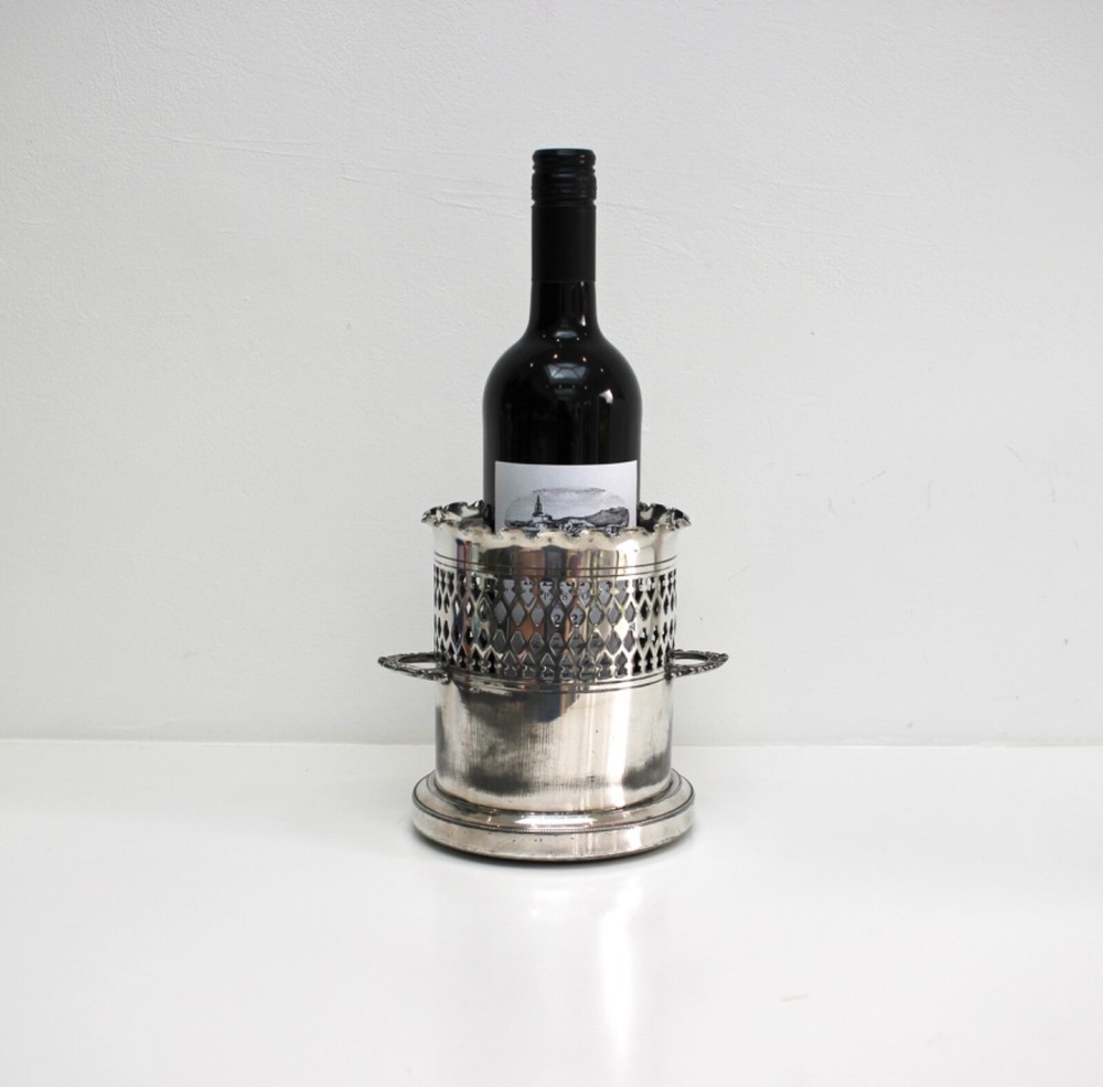 Walker & Hall Silver Plated Bottle Sleeve, Coaster