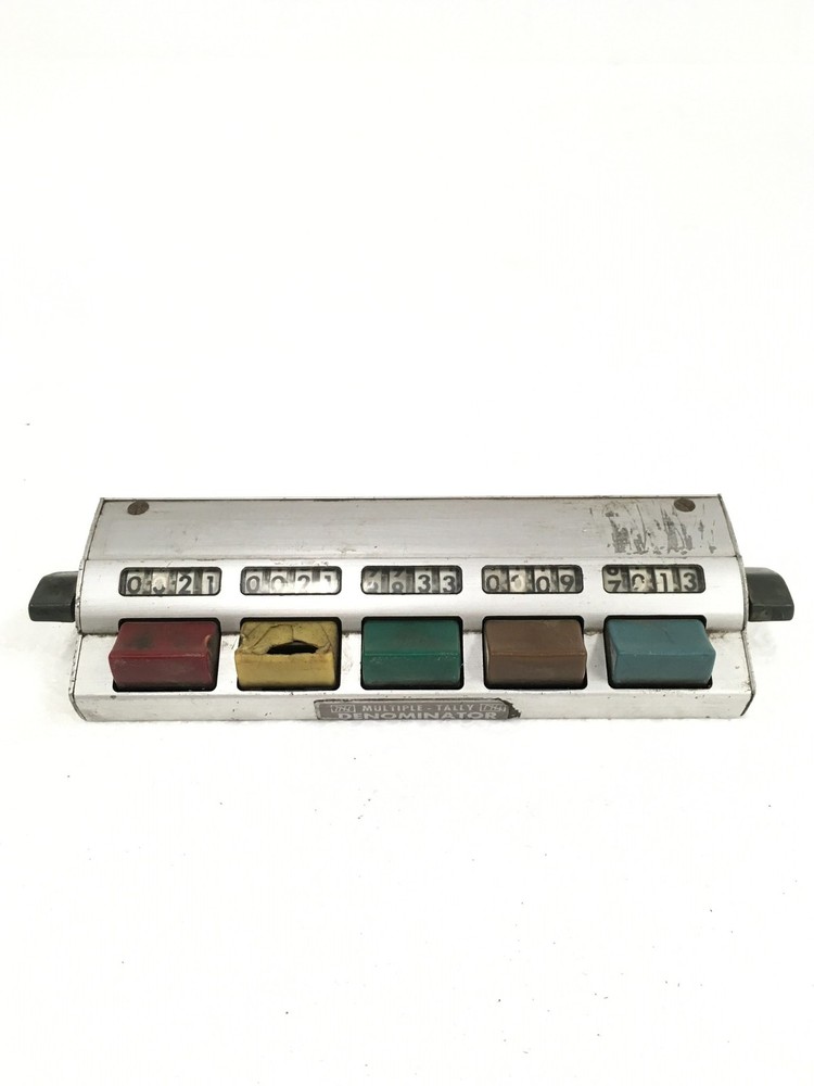 Multiple Tally Denominator 5-Button Mechanical Counter Unit, FREE SHIP QTY AVAIL