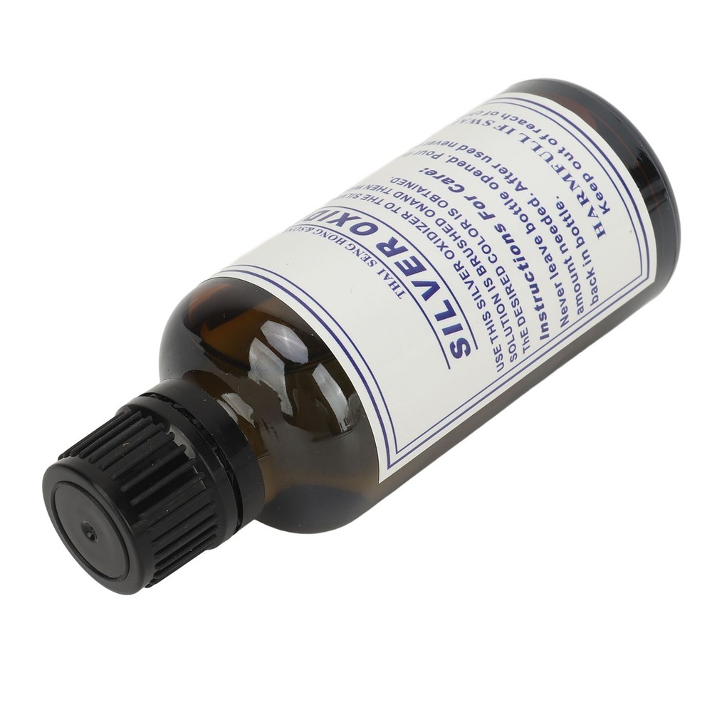 Silver Oxidizer Solution Jewelry Making Black Fast Acting Vintage Effect 50ml