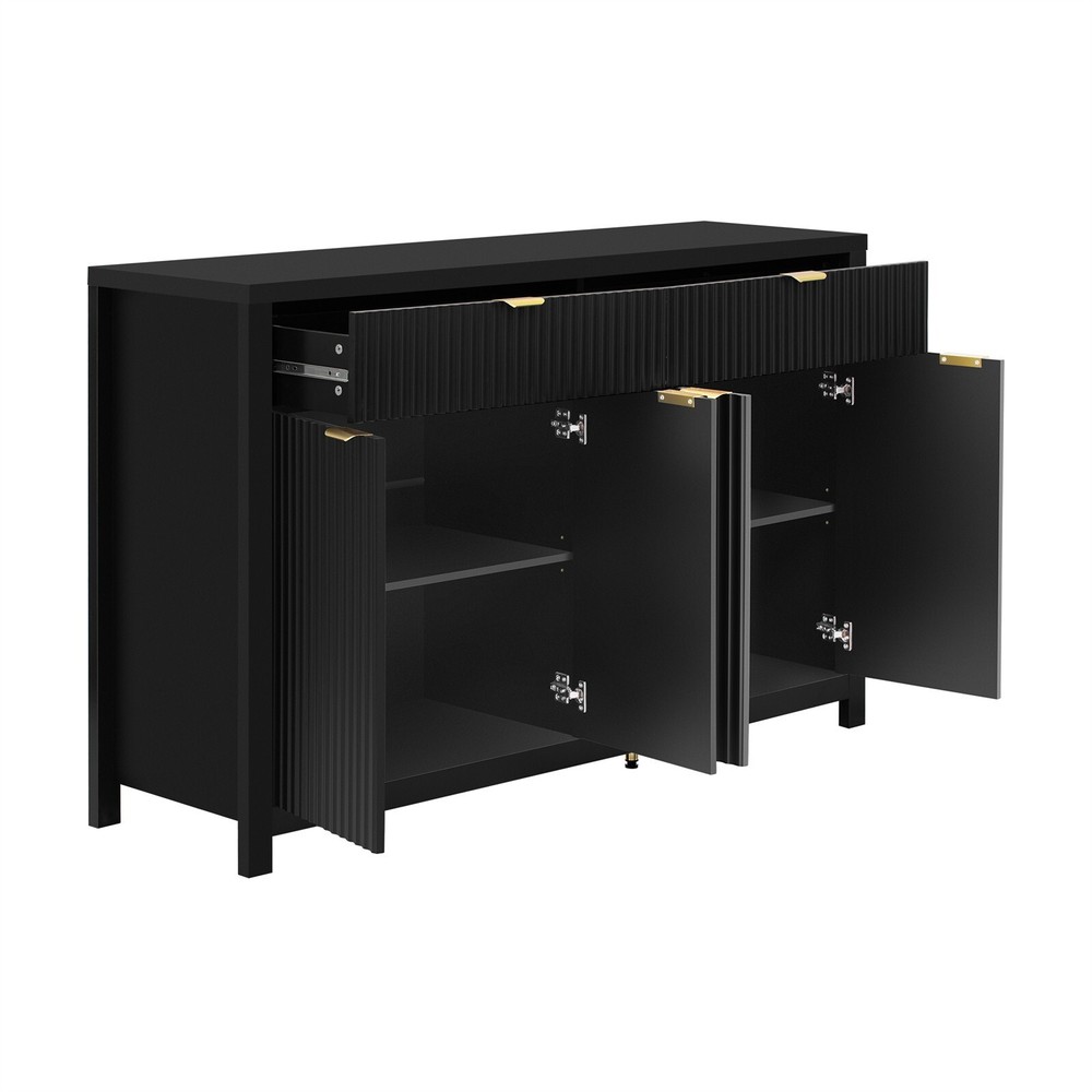 Entryway Sideboard Buffet Storage Cabinet Console Table with 2 Drawers