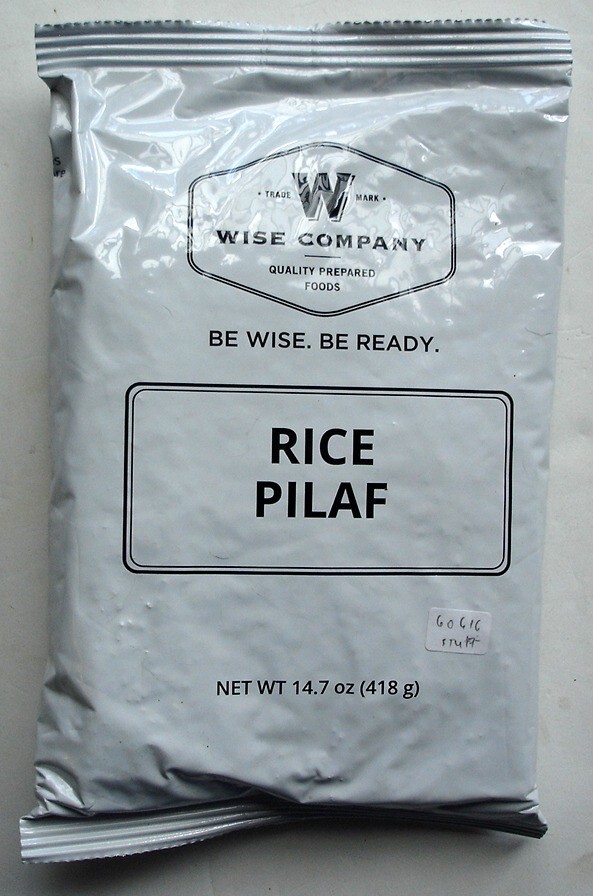 Wise Company Rice Pilaf, 8 Servings, 14.7 oz (Readywise Emergency)