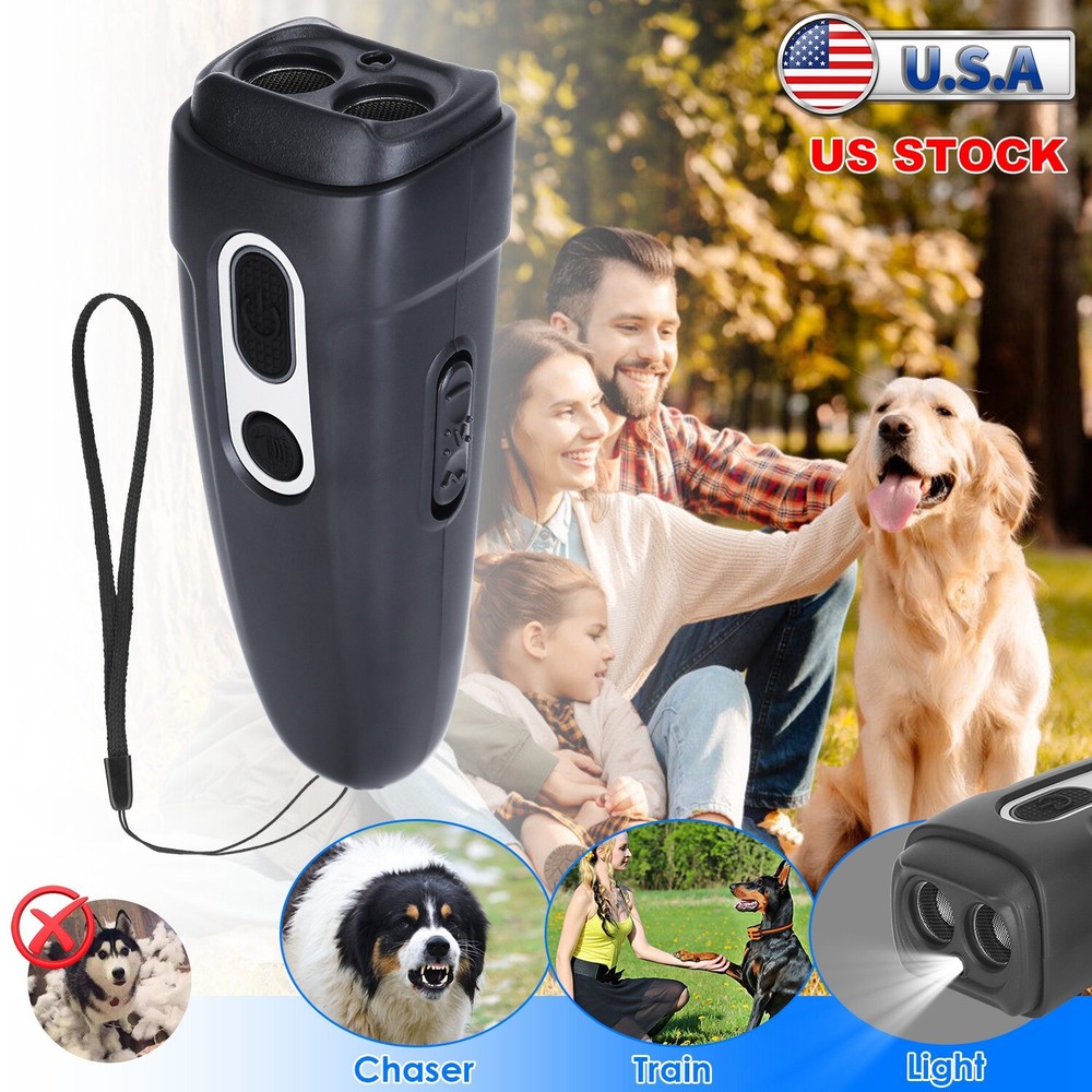 4 Modes Anti Barking Device Ultrasonic Dog Training-Bark Control with LED Light