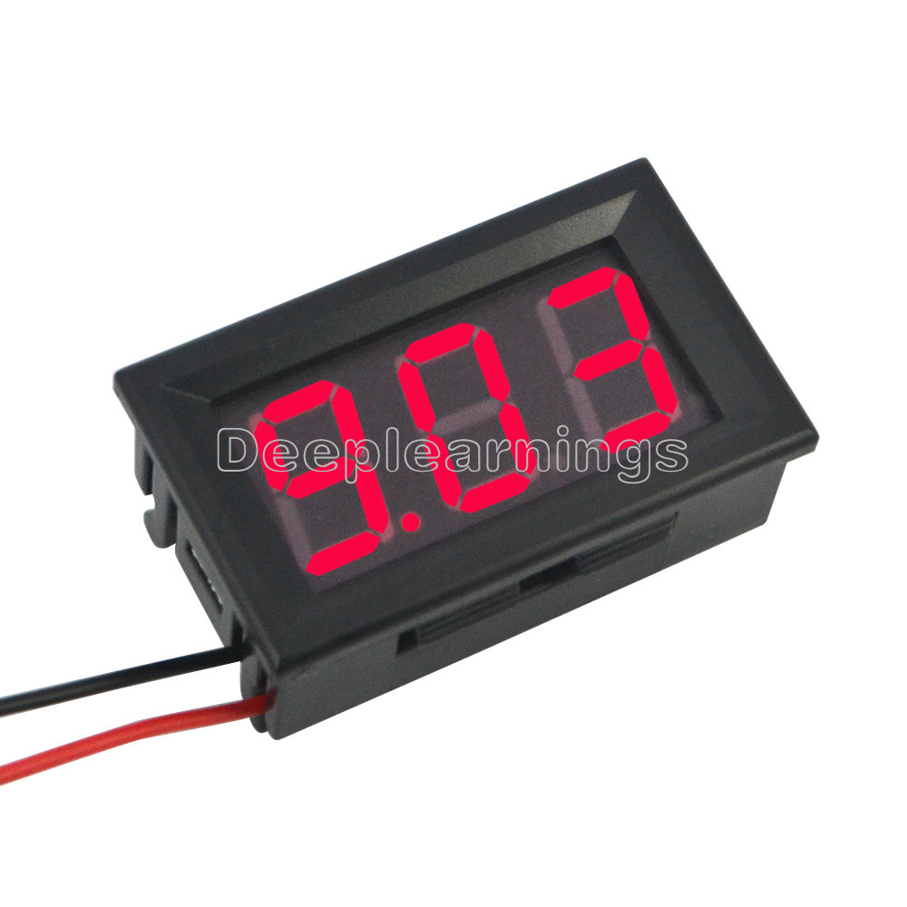 0.56" Red DC4.5-30V Voltmeter LED Panel Three Digital Display Volt Voltage Meter