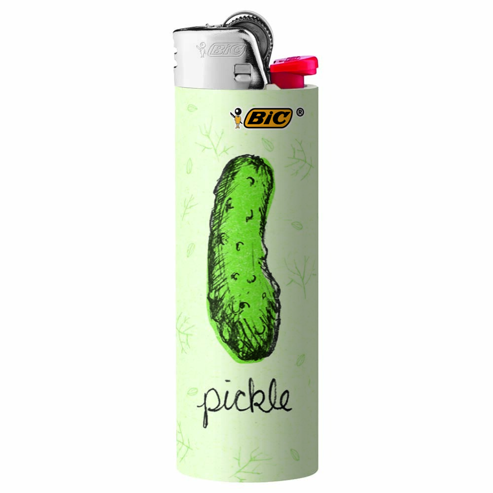 BIC Special Edition Pickle Series Pocket Lighters, Set of 6 Lighters