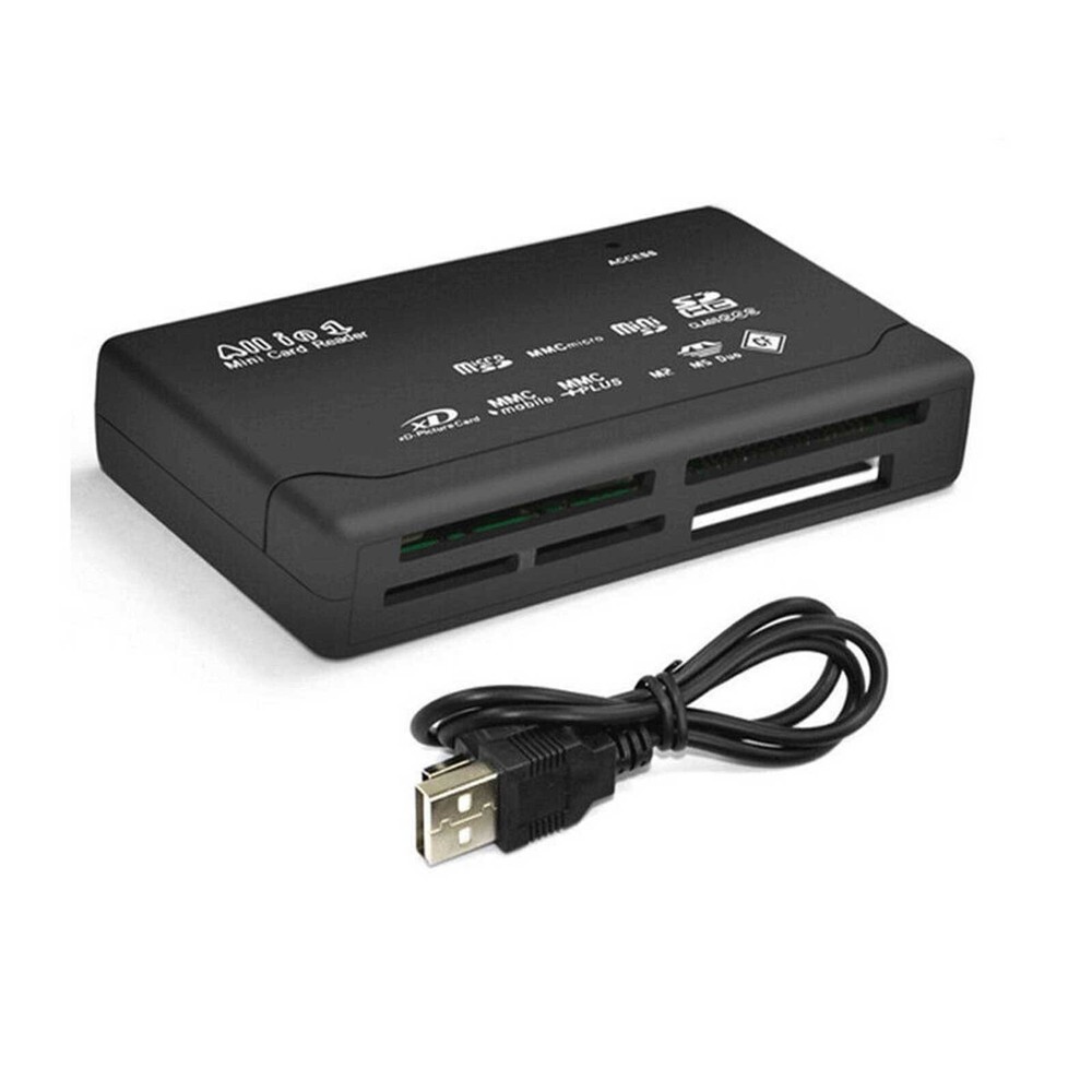 Memory Card Reader Mini 26-IN-1 USB 2.0 High Speed For CF xD SD MS SDHC LOT