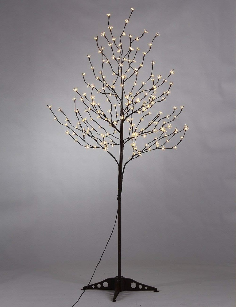 6.5FT 208 LED Cherry Blossom Tree, Lighted Artificial Tree for Decoration Ins...