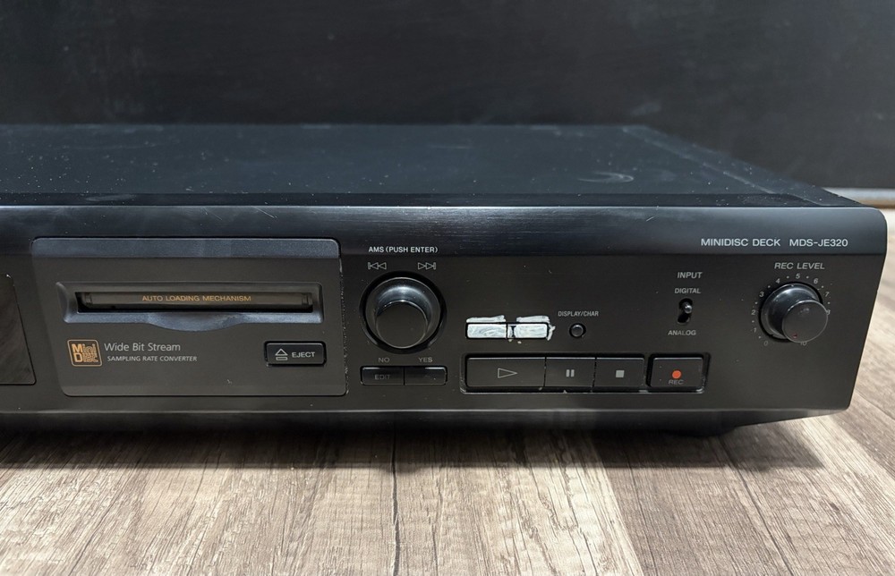 Sony MDS-JE320 Minidisc Deck Player Recorder Tested Working No Remote