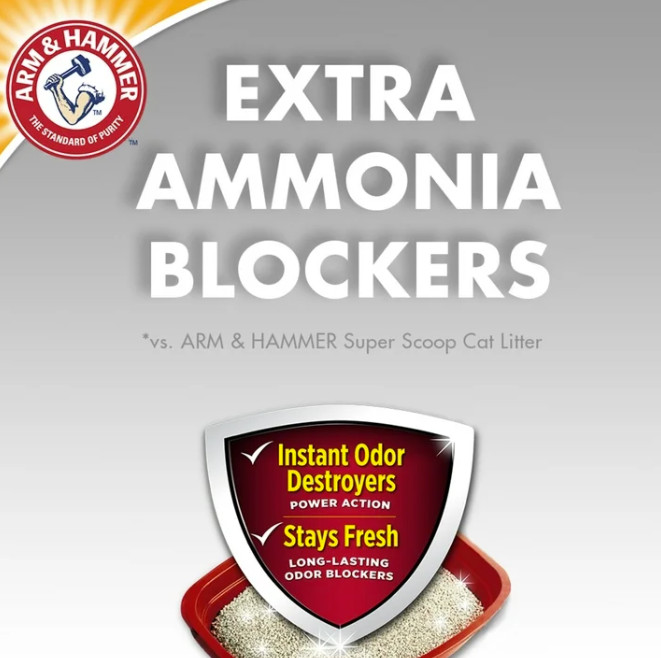 ( 4 Pack ) ARM & HAMMER Multi-Cat Clumping Litter, Scented, 20 lb