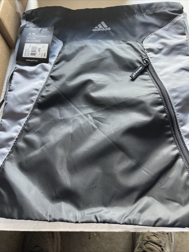 Adidas Gym Bag Stuff Sack Black Gray